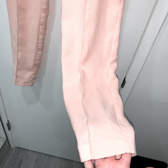 Missguided Peach High-waist seamed Trousers - Picture 9 of 11